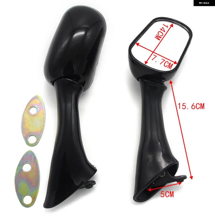 ブランド登録なし - 並行輸入品ホンダ CBR1000 CBR1000F CBR600F CBR600F2 VFR800 VFR750F 自動二輪車 側面鏡鑑 部分品 88110-MV9-003ZA 部分品 88120-MV9-003ZA
