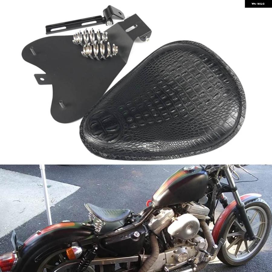 並行輸入品 バイク ソロシート スプリング ブラック ブラウン ホンダ