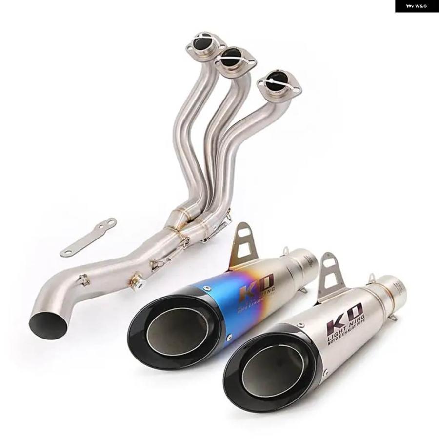 並行輸入品 ESCAPE ヤマハ XSR900 2016-2019 エキゾースト システム マフラー フロントリンク パイプ ステンレス スリップオン_8