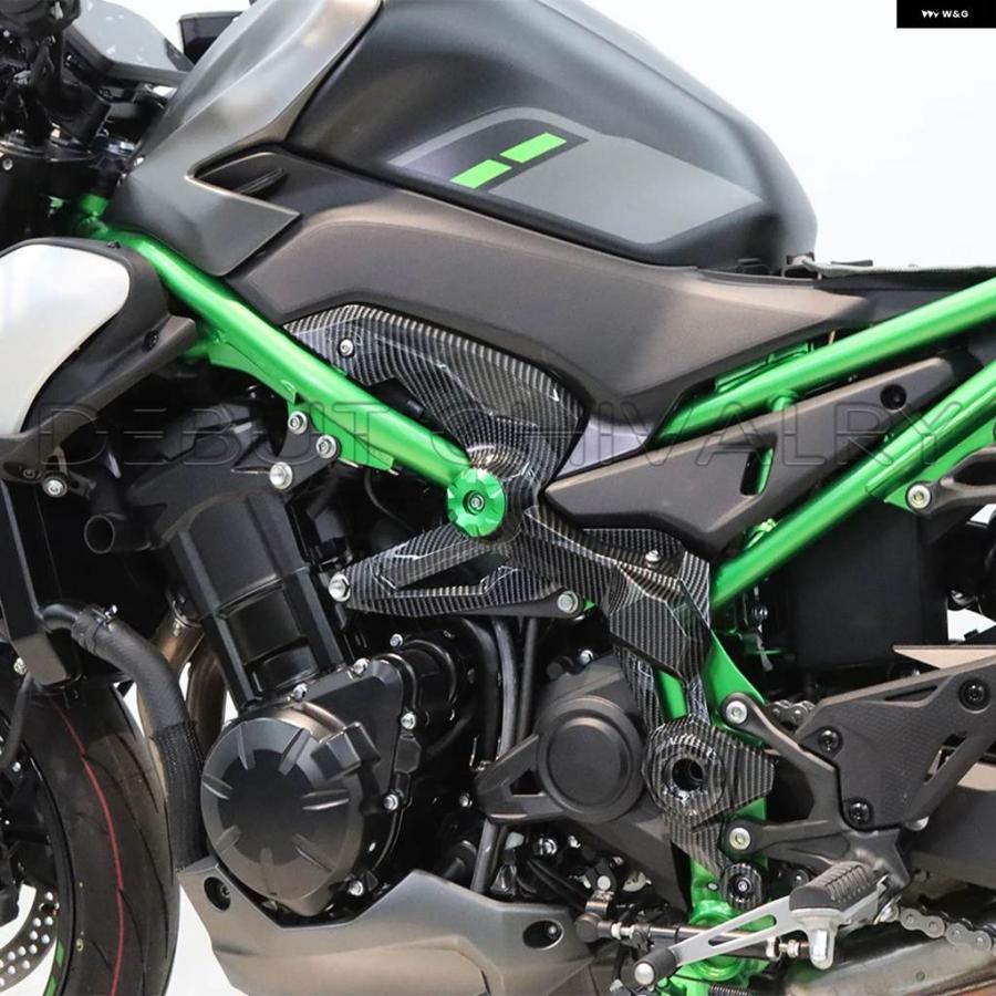 並行輸入品 カワサキ Z900 Z-900 Z900 SE 2025- オートバイ エンジン フロントサイド トリム フレーム ボディカバー フェアリン