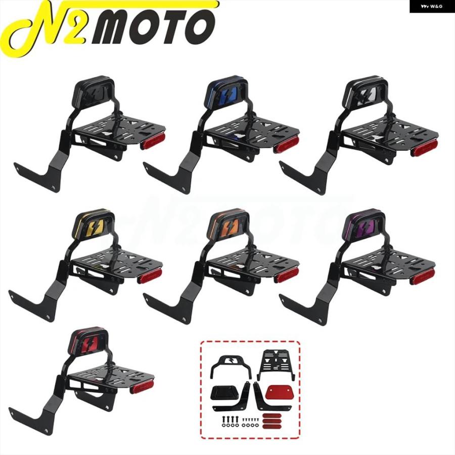 並行輸入品 ハーレー ソフテイル ファットボブ 114 FXFBS FXFB 2018-25 オートバイ ミニパッセンジャーバックレスト シーシーバ