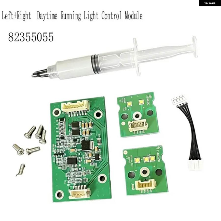 並行輸入品 ボルボ FH4 FM4 トラック 左+右 LED エンジェルアイ チップ デイタイム コントロール モジュール ヘッドライト バラ
