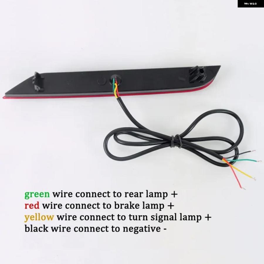 並行輸入品 トヨタ イノーバ 2022 - 23 LED 12V リア バンパー ランプ フォグランプ ブレーキ ウィンカー リフレクター インジケーター テールライト | ブランド登録なし | 04