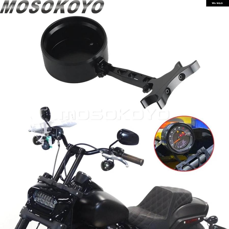 並行輸入品オートバイ 85MMゲージ スピード メーター マウント ブラケット ハーレー スポーツスター 883 1200 ダイナ ストリートボブ ローライダー ファ