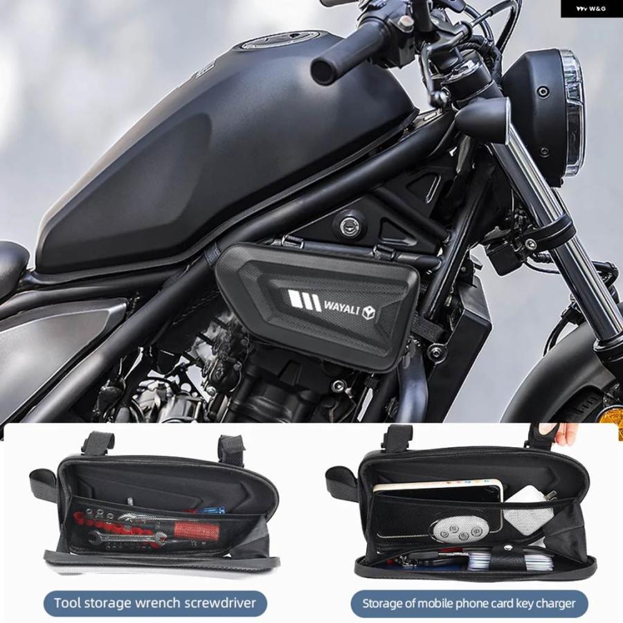 並行輸入品ドゥカティ スクランブラー 800 400 1100 ICON SCRAMBLER800 バイク アクセサリー サイドバッグ フェアリング リペアツール 収納 フレーム バ_6