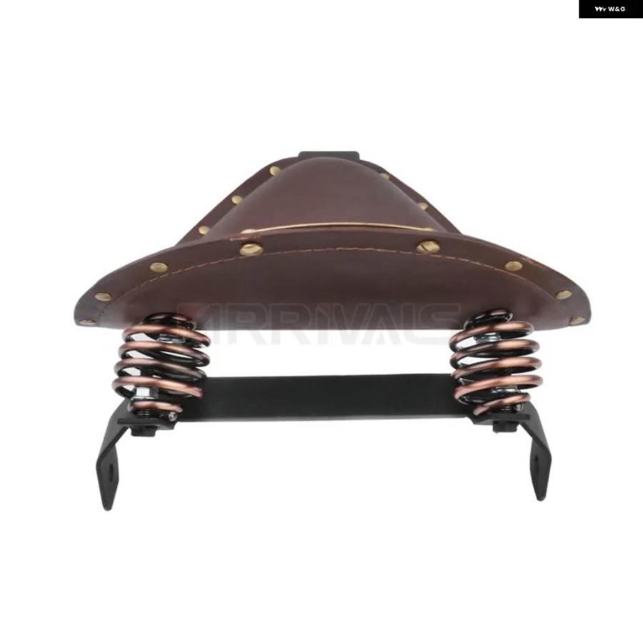 並行輸入品オートバイ レトロブラウン/ブラックソロシート 3インチ