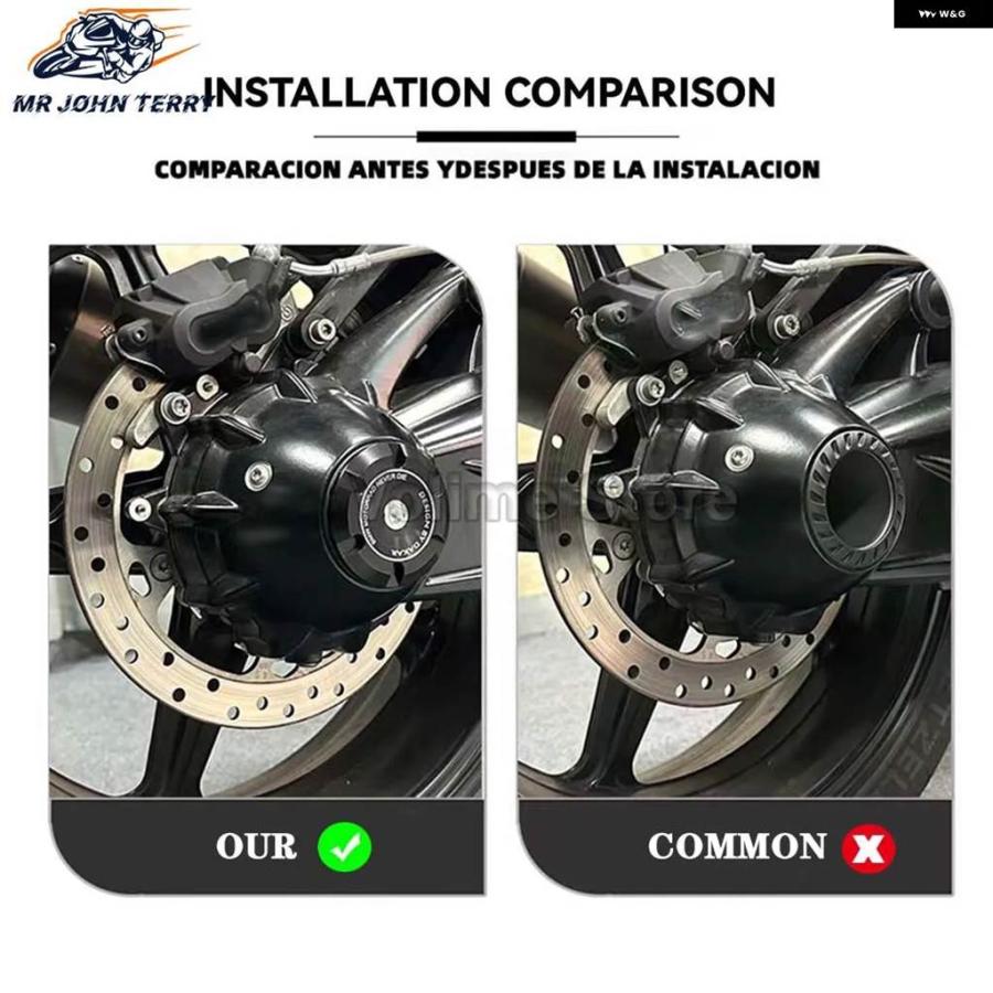 並行輸入品 リアアクスル フォーク クラッシュ スライダー BMW R9T R ナイン RNINET Rナイン ピュア R ナイン レーサー RNINET ホイールハ