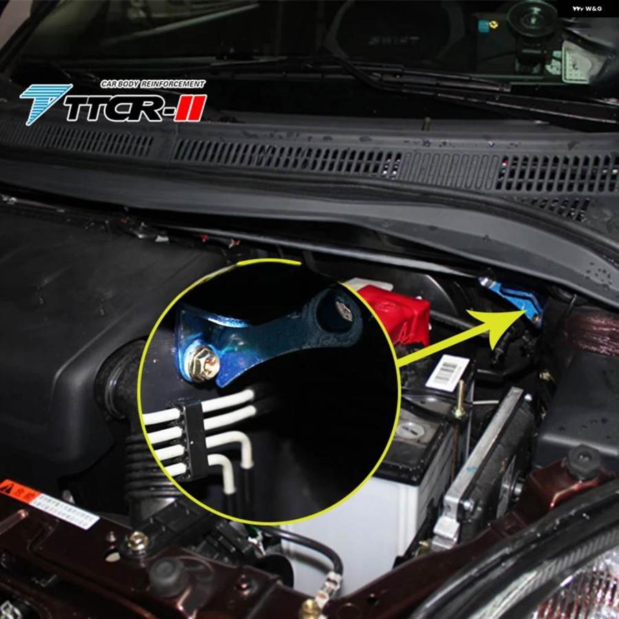 並行輸入品 フロントスタビライザー ストラットバー 2006-2019 シャーシパーツ ストラットタワーブレース アンチロール アンチスウェイ サ_12