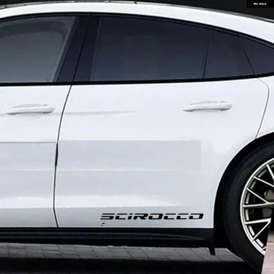 並行輸入品 2PCS 車用ボディステッカー フォルクスワーゲン VW シロッコ R GTI カスタム パーツ アクセサリー | ブランド登録なし | 08