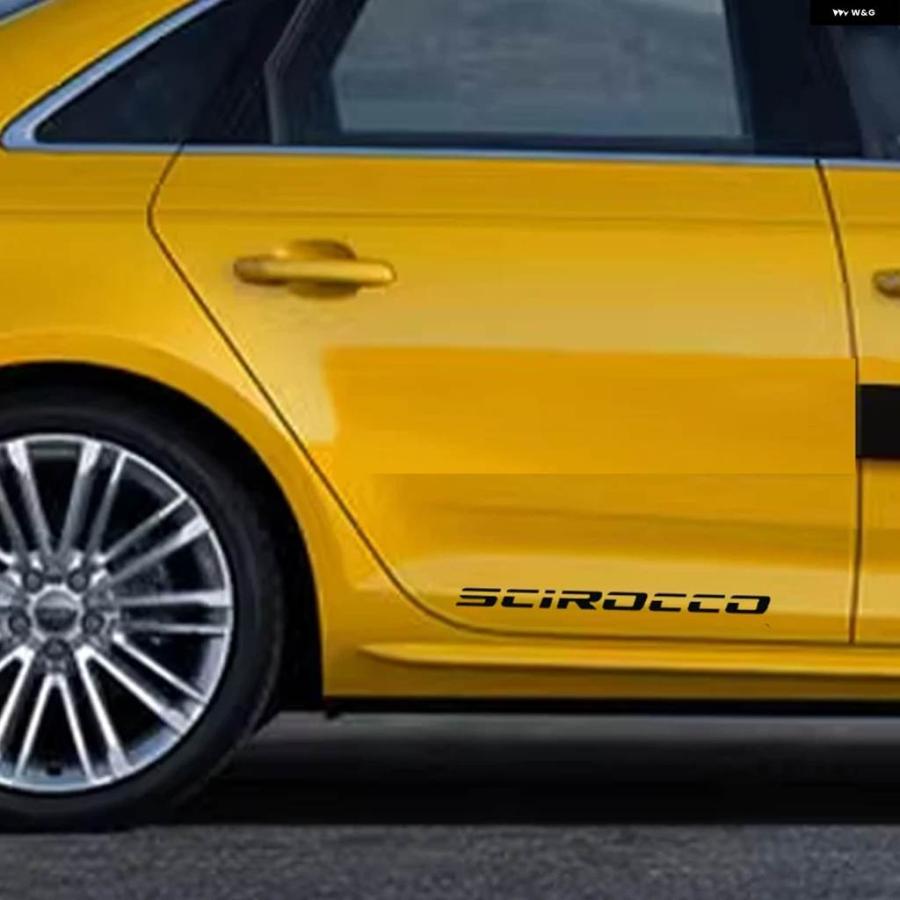 並行輸入品 2PCS 車用ボディステッカー フォルクスワーゲン VW シロッコ R GTI カスタム パーツ アクセサリー | ブランド登録なし | 09