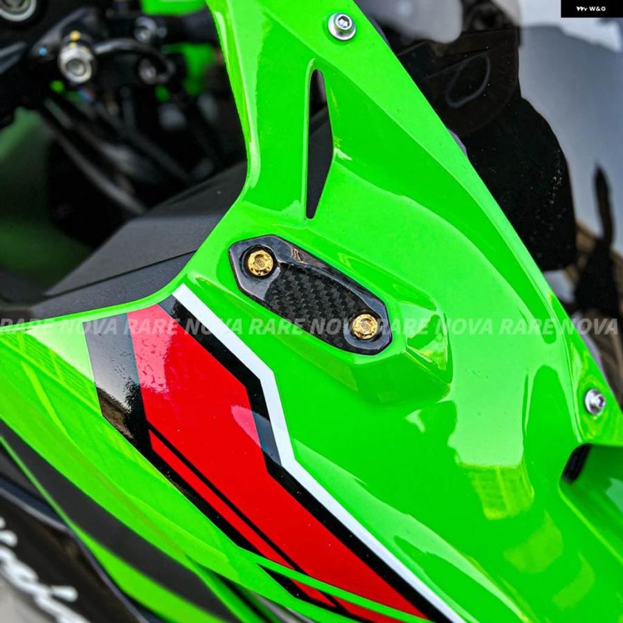 並行輸入品 カーボンミラー シート トリム カバー カワサキ ZX-4R ZX