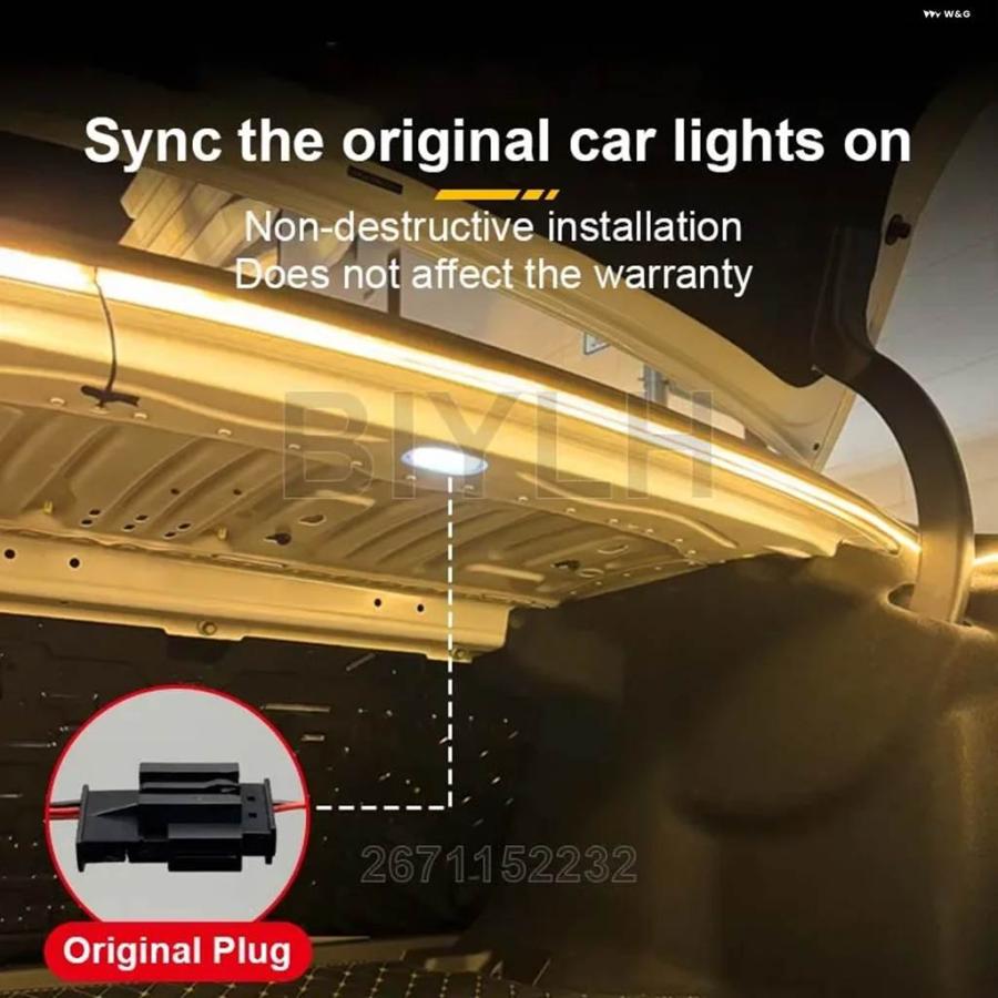 並行輸入品 メルセデス ベンツ GLB用 車用LEDムードライト トランク