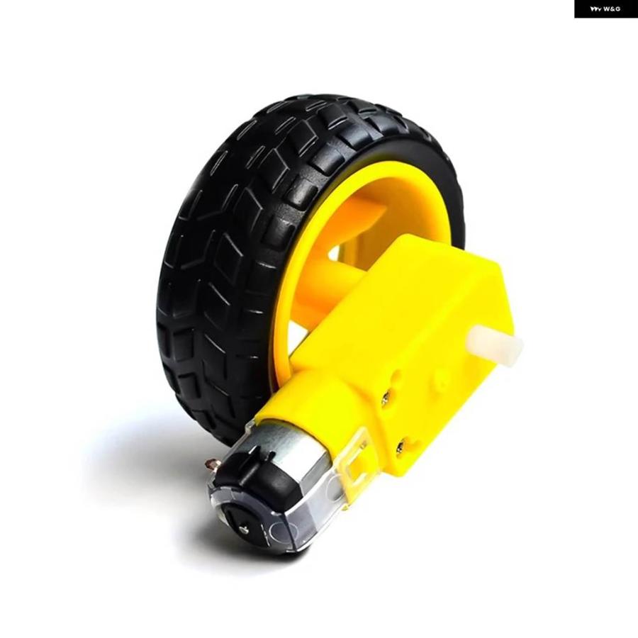 並行輸入品 65MMホイールDC3V-6Vモーター130ギアモーターホイールARDUINOスマートカー | ブランド登録なし | 04