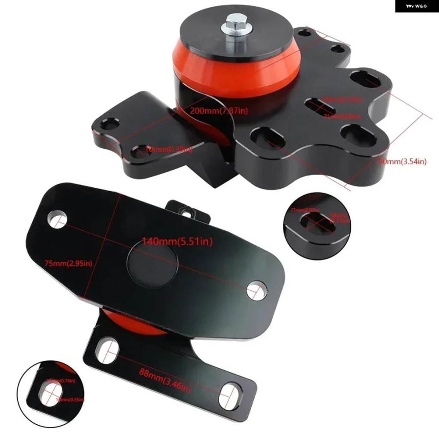 並行輸入品 レーシングカー エンジン トランス ミッション マウント 05-13 VW JETTA アウディ A3 2.0 MK5 MK6 GOLF GTI R 2.5用_4