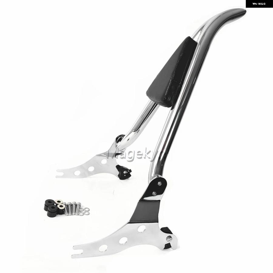 並行輸入品 高さ 26インチ ブレイクアウト ファットボーイ シーシーバー バックレスト ハーレー ソフテイル ファットボーイ 2018_6