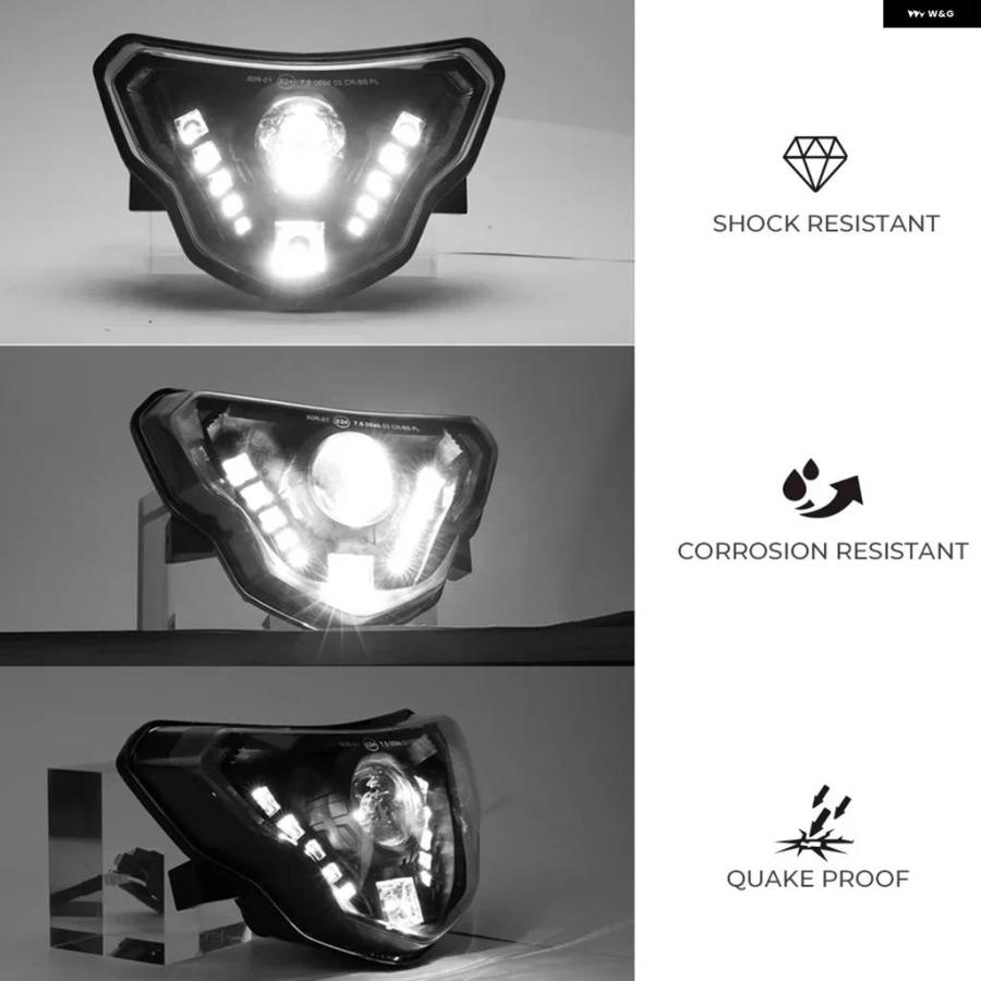 並行輸入品 BMW G310GS G310R 310 R 310GS 310R 310シリーズ用 ヘッドライト アセンブリ DRLデビルアイLED E24 ヘッドライト オ_4