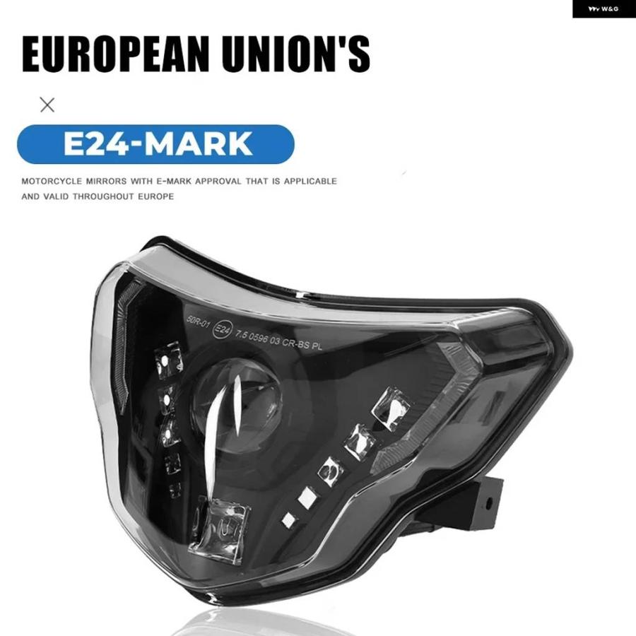 並行輸入品 BMW G310GS G310R 310 R 310GS 310R 310シリーズ用 ヘッドライト アセンブリ DRLデビルアイLED E24 ヘッドライト オ_5
