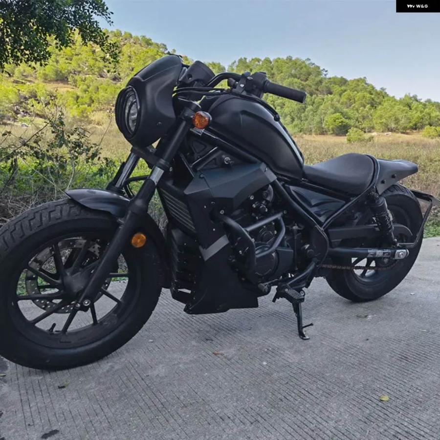 並行輸入品 ホンダ REBEL CMX 300/500 17-24 CMX500 オートバイ 下顎 フェアリング CMX300 クラッシュ バー エンジン タンクガー_10