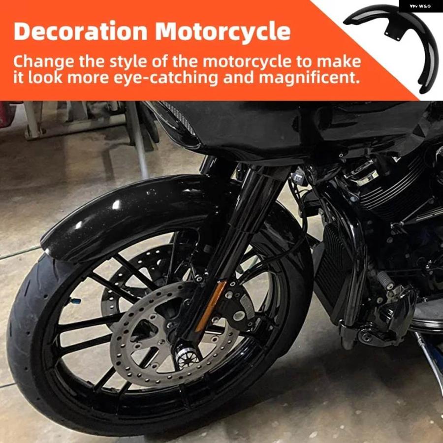 ブランド登録なし - 並行輸入品 自動二輪車 19in 21in 23in ラップフロントフェンダー マッドガード ハーレー ツーリングエレクトラスト