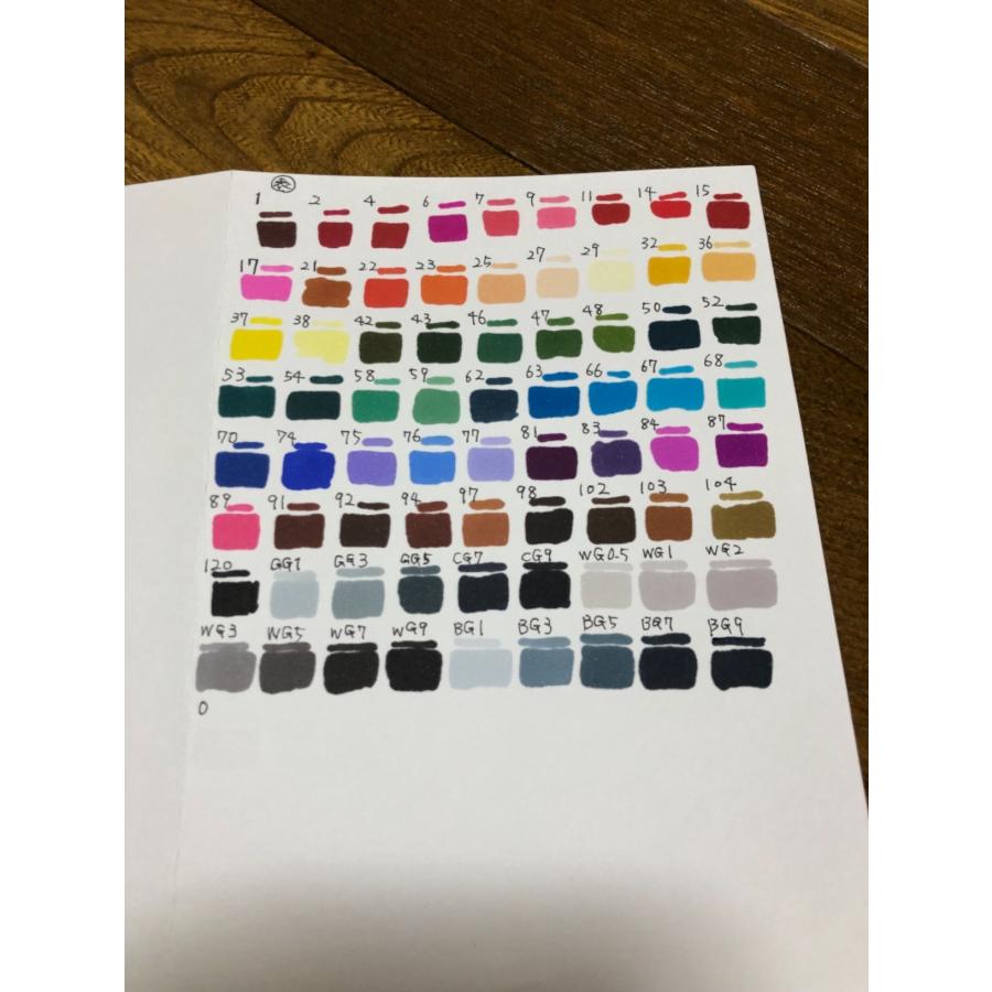 マーカーペン 80色セット POPイラスト アルコール 蛍光 サインペン ツインマーカー 太字 細字 イラスト 誕生日 プレゼント | ブランド登録なし | 11