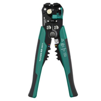 多機能 圧着ペンチ 工具 配線剥き 被覆剥き切断 マルチ ワイヤーストリッパー クランプ カッター 車 バイク DIY 緑 | ブランド登録なし