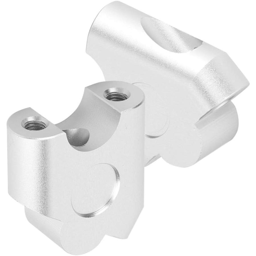 汎用 バイク オートバイ ハンドルバーライザー クランプ マウントアダプター 30mmUP CNCアルミニウム 22mmバー適用 | ブランド登録なし | 03