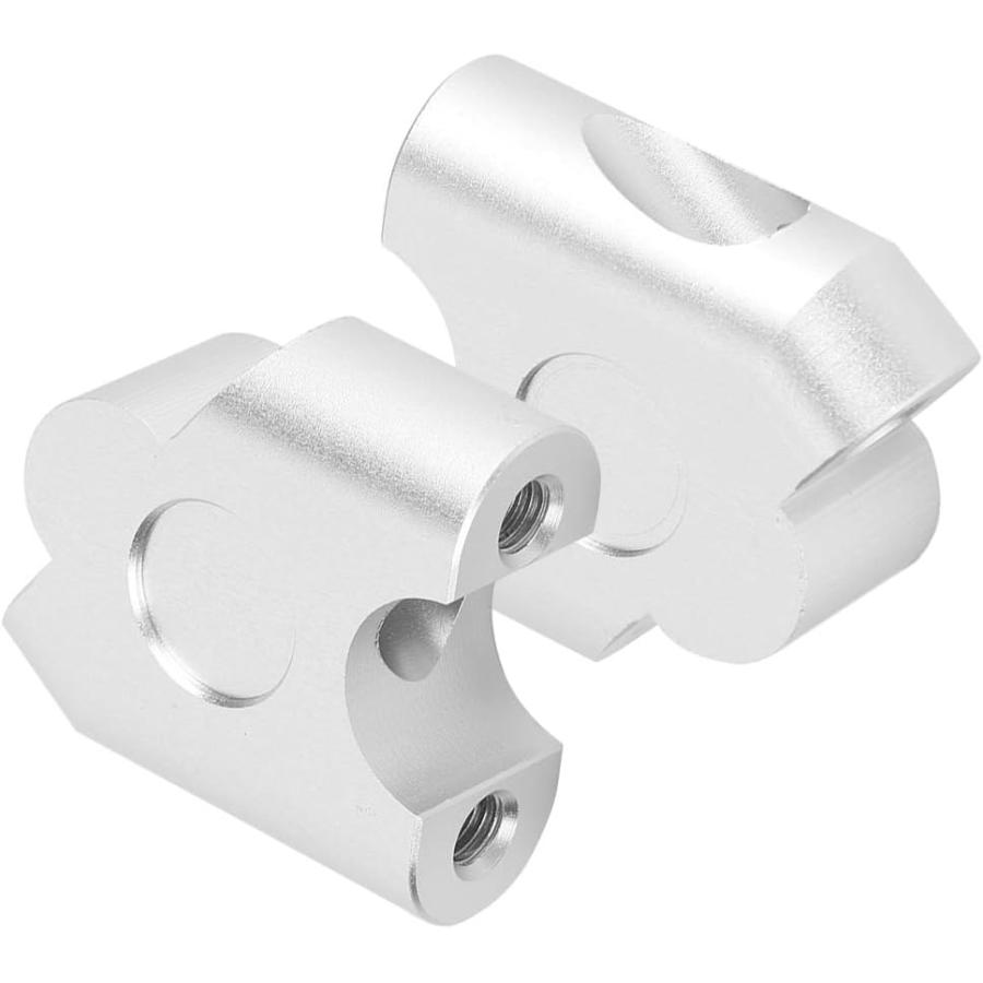 汎用 バイク オートバイ ハンドルバーライザー クランプ マウントアダプター 30mmUP CNCアルミニウム 22mmバー適用 | ブランド登録なし | 05