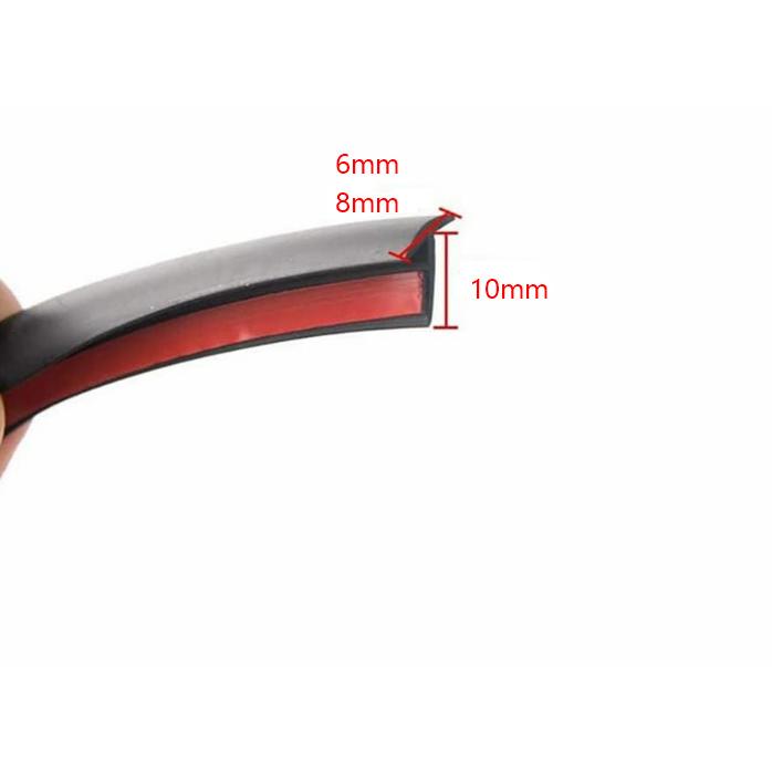 [5m]カーアクセサリー 汎用 エアロモール 車の隙間埋め 傷防止 防塵 防水 両面テープ バンパー フェンダーフレア サイドスカート ヘッドライト カー用品 | ブランド登録なし | 04