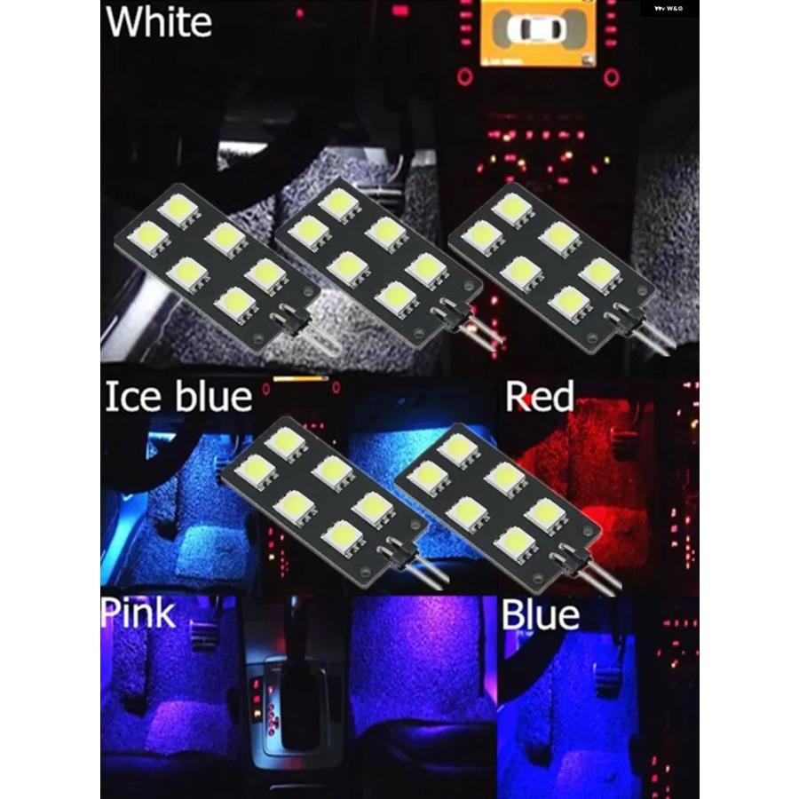 並行輸入品 フォルクスワーゲン アウディ サギタール 12モデル CC 12V CANBUS  LED 車内フットウェルライト A4 S4 B8 A5 A6L Q5 Q7用 5個 | ブランド登録なし | 01