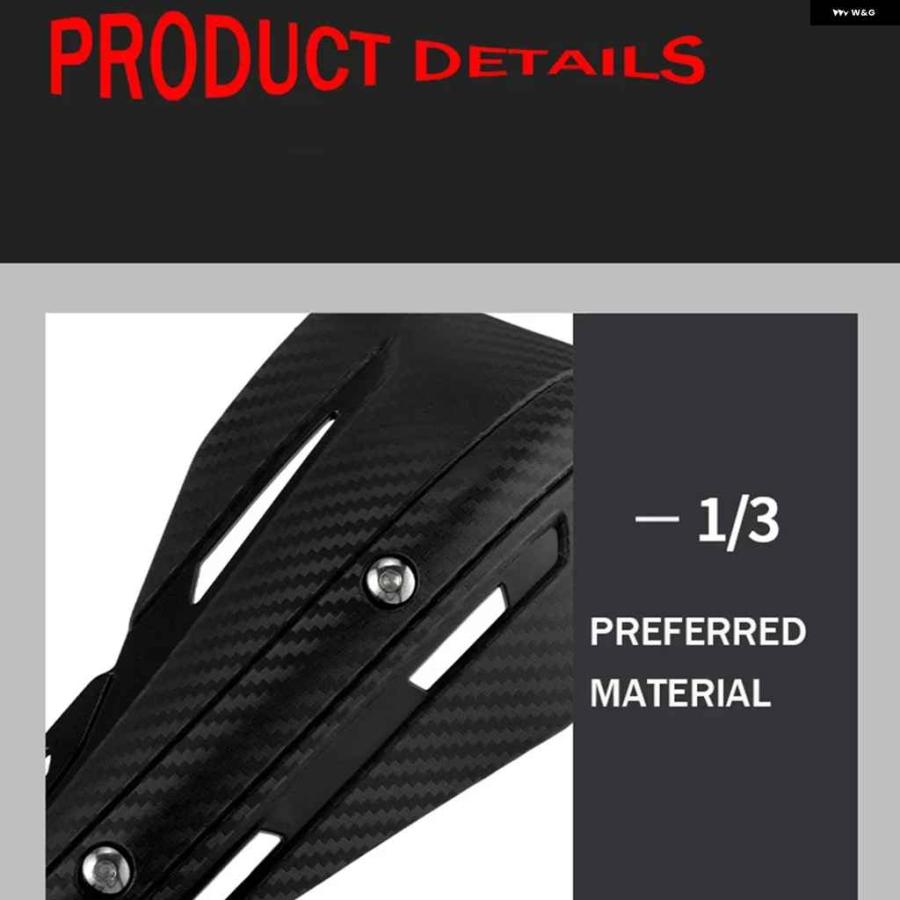 並行輸入品 ホンダ CR125R CRF125 F CRF150 R L CRF190L CRF230F CRF250R アクセサリー ハンドガード ハンドシールド ガード プロテクターの画像
