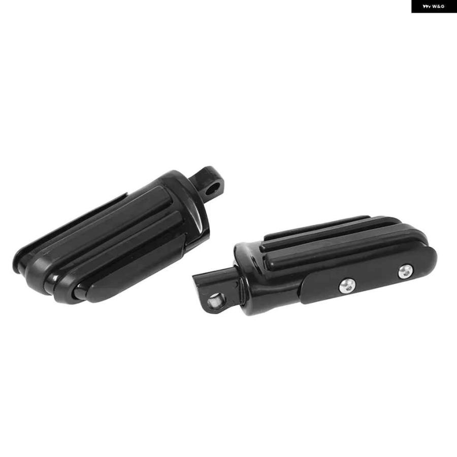 並行輸入品 オートバイ バイク 汎用 フットペグ 10MM穴 フロント/リア フットレスト ペダル オス マウント ハーレー スポーツスター XL883 ツーリング FLの画像