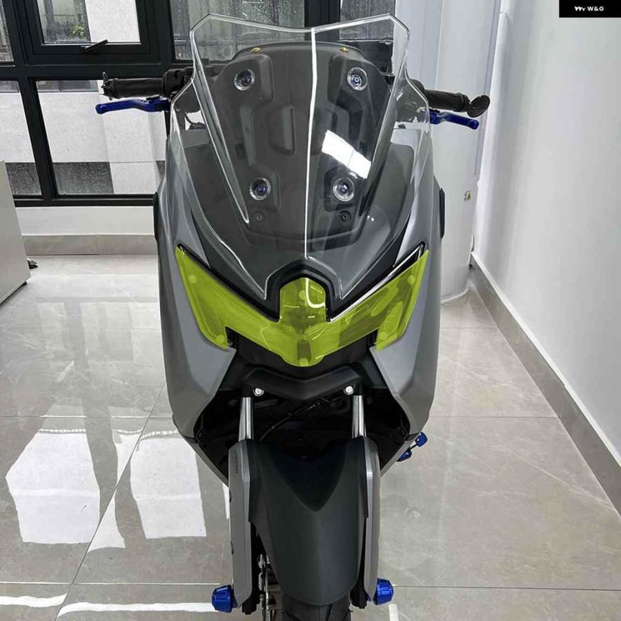 nmax125・nmax155ヘッドライトカバー現行21〜カスタム度up 並行輸入品 ヘッドライト プロテクター カバー アクセサリー ヤマハ