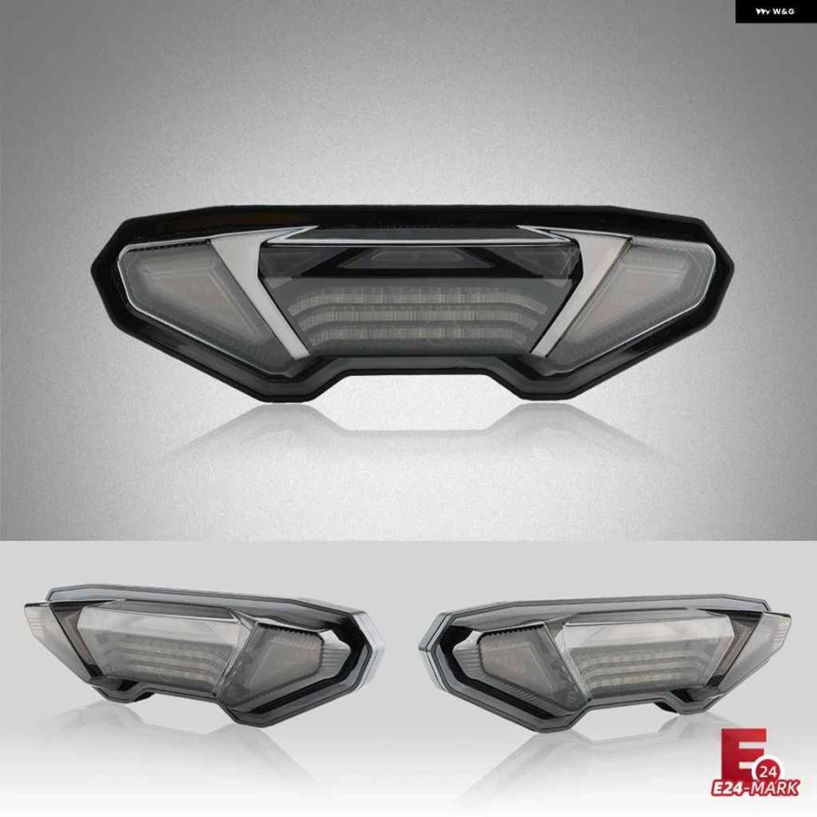 並行輸入品 MT09 FZ09 TRACER 2014-2016 テールライト アクセサリー ブレーキ ウィンカー テールライト LEDライト E24付き ヤマハの画像