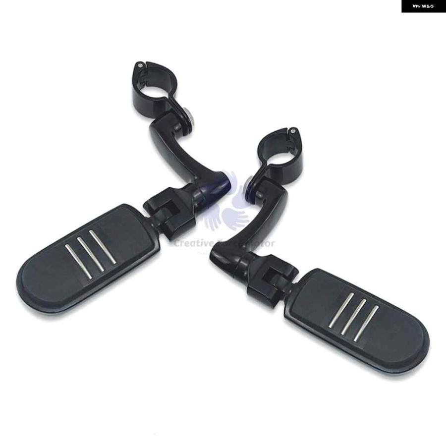 並行輸入品 25〜35MM フットレスト 360°調整可能 オートバイ バイク フットペグ ホンダ ハーレー スポーツスター ローライダー S CVO ロードキングの画像
