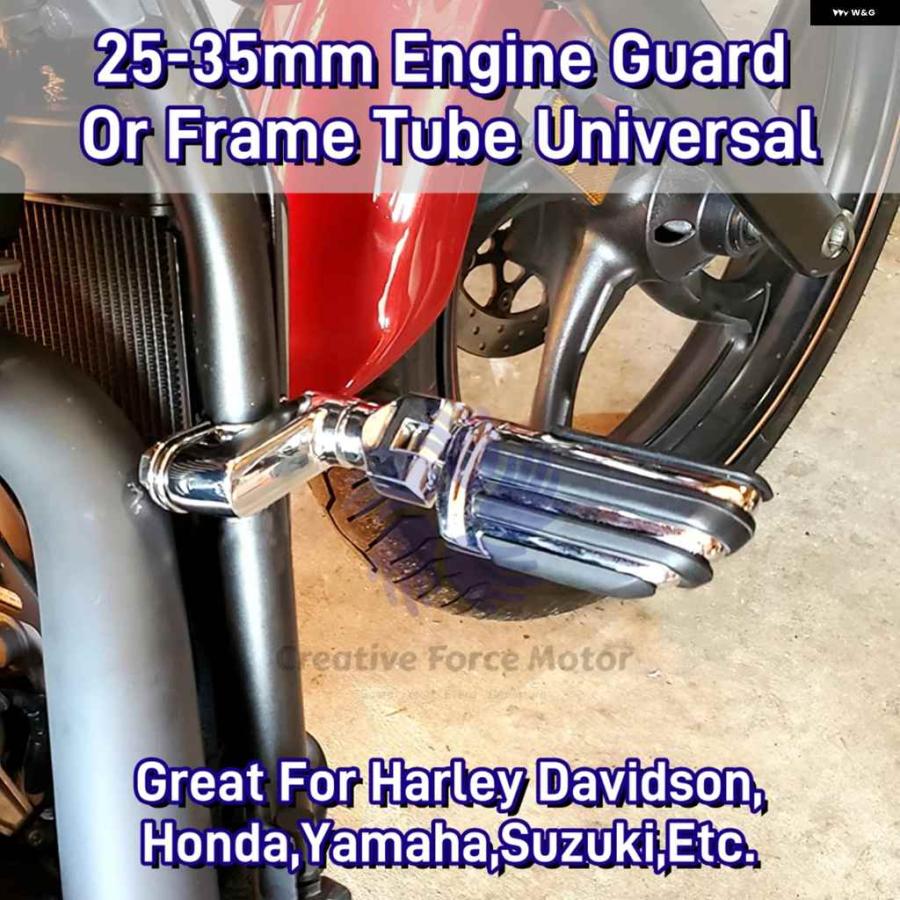 並行輸入品 25〜35MM フットレスト 360°調整可能 オートバイ バイク フットペグ ホンダ ハーレー スポーツスター ローライダー S CVO ロードキングの画像