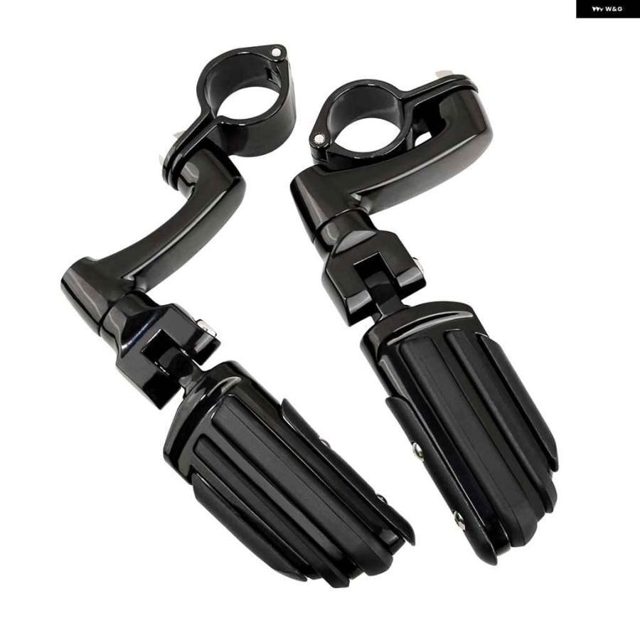 並行輸入品 25〜35MM フットレスト 360°調整可能 オートバイ バイク フットペグ ホンダ ハーレー スポーツスター ローライダー S CVO ロードキングの画像