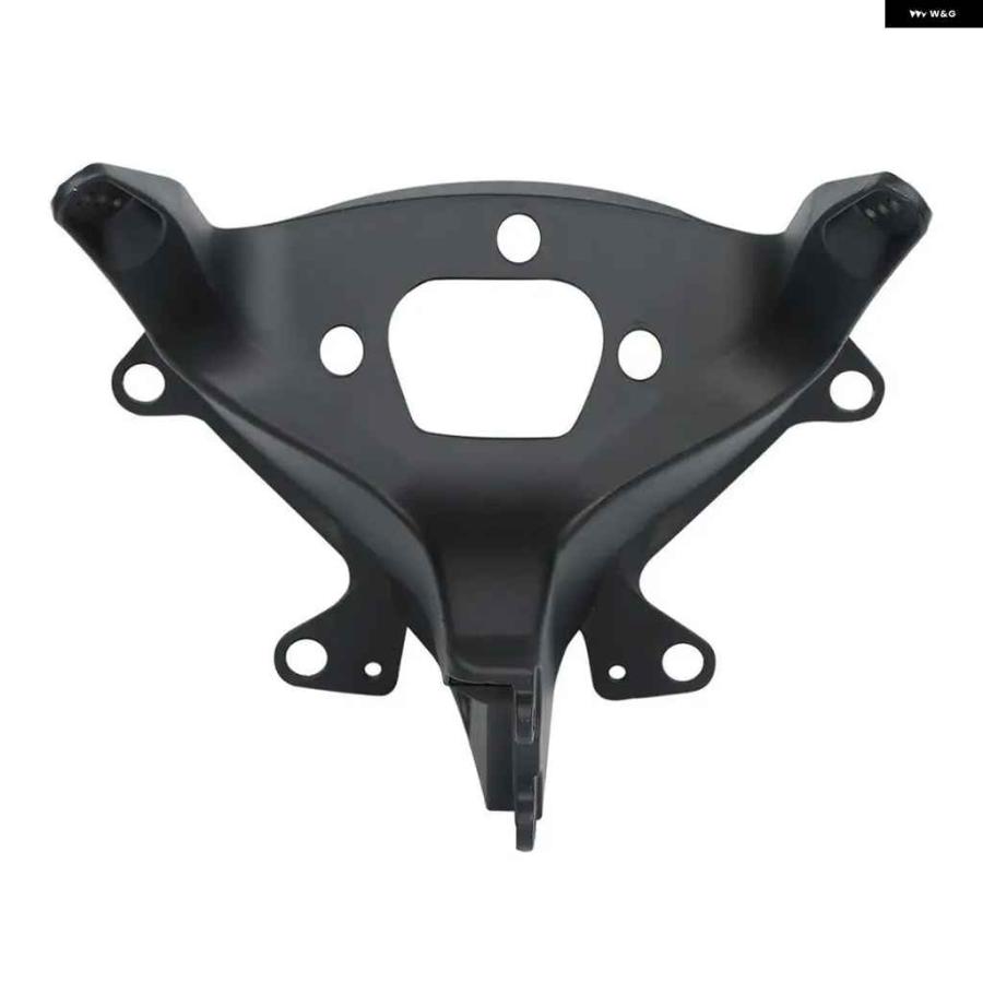 並行輸入品 アルミ アッパーステー ヘッドライト フェアリング ブラケット ヤマハ YZF-R6 YZFR6 2003-2005 2004 ブラックの画像