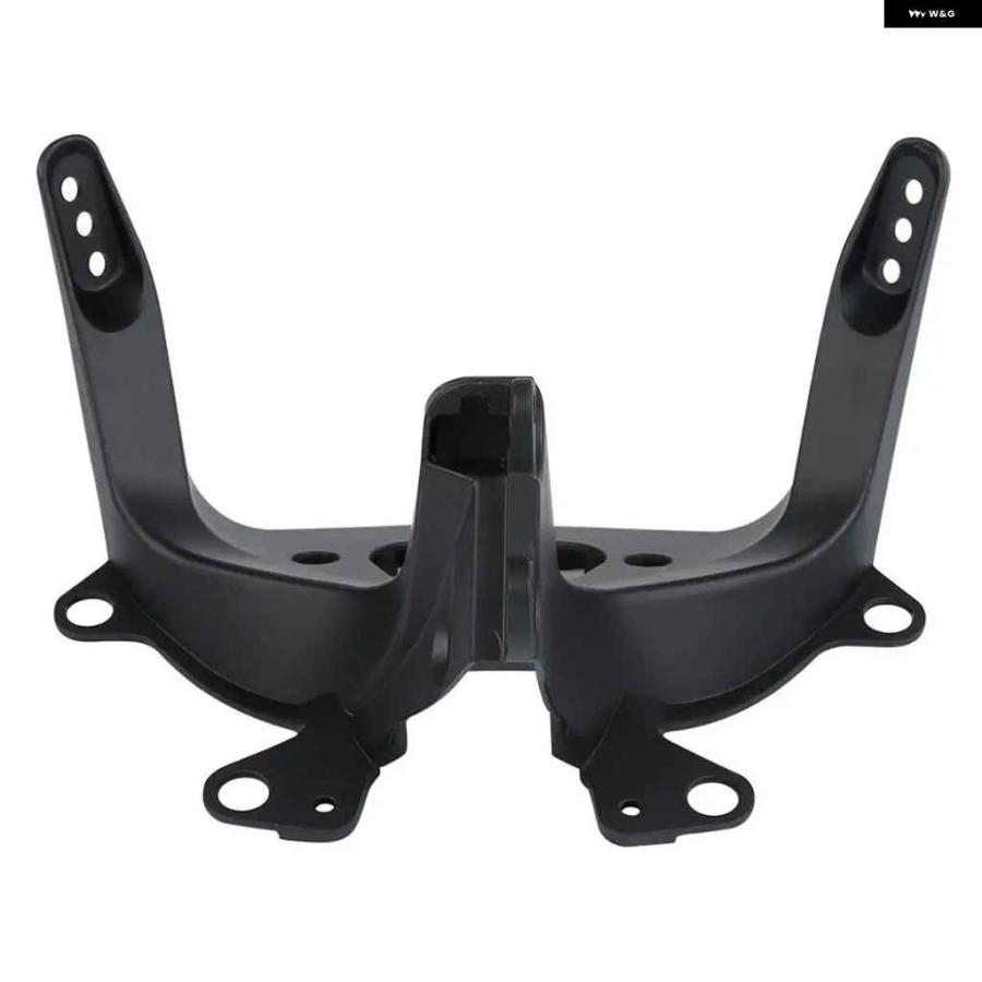 並行輸入品 アルミ アッパーステー ヘッドライト フェアリング ブラケット ヤマハ YZF-R6 YZFR6 2003-2005 2004 ブラックの画像