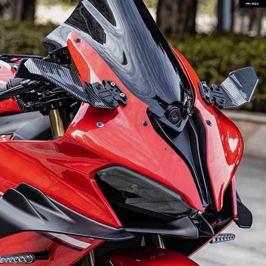 並行輸入品 固定ドアミラー アクセサリー ヤマハ YZF-R1 R3 R6 R25 R125 汎用 調整可能 回転の画像