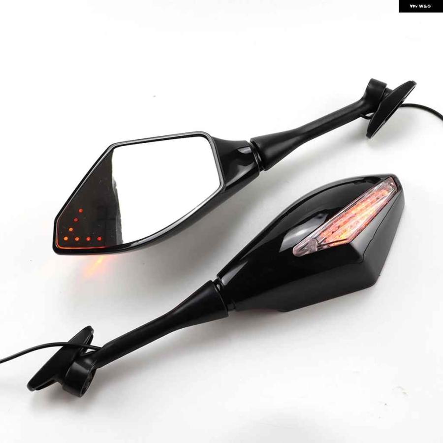 並行輸入品 オートバイ バイク LED ウィンカー リアビュー スポーツ ミラー ホンダ CBR 600 900 1000 RR CBR300R CBR500R CBR250Rの画像