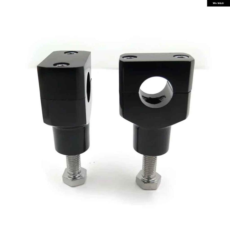 並行輸入品 1.25インチ ハンドルバー ライザー クランプ ハーレー クルーザー チョッパー パーツ 31.25MM ブラックの画像