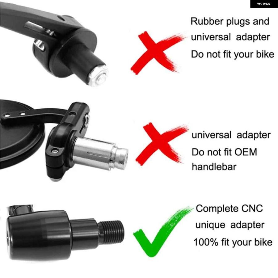 並行輸入品 ヤマハ XSR 900 2016-2021 XSR 700 2018-2022 アクセサリー CNC ハンドルバー バックミラー サイドミラー バーエンド ミラーの画像