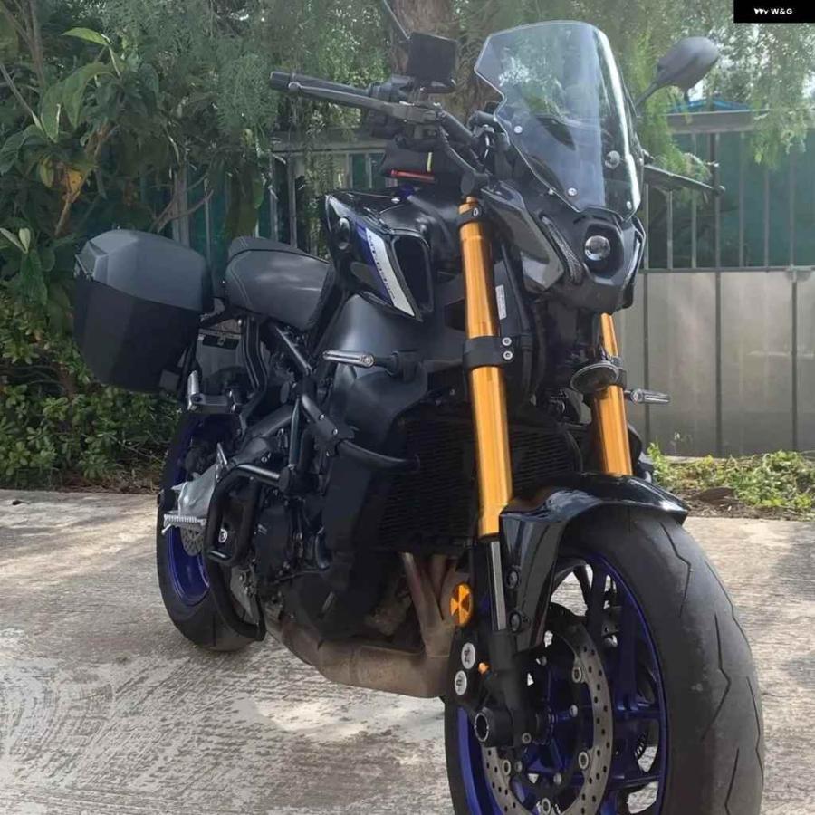 並行輸入品 ヤマハ MT-09 MT09 SP 2021-23 ウィンドスクリーン プロテクター デフレクター スポイラー ウインドシールド オートバイ バイク フェアリングの画像