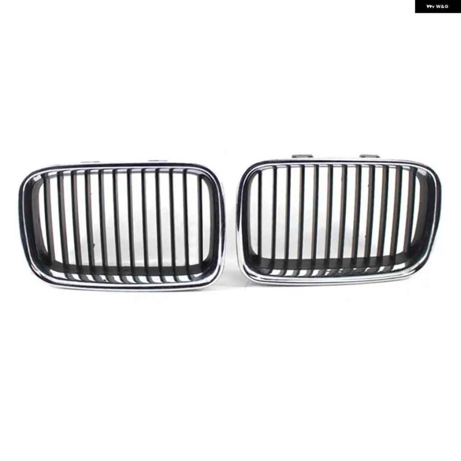 並行輸入品 フロントフード バンパー キドニー グリル クローム 1ペア BMW 3シリーズ E36 セダン クーペ ツーリング 1990-1996 51138122237 51138122238_4