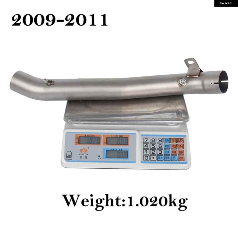 並行輸入品 スリップオン スズキ GSXR1000 GSXR 1000 K8 K9 L1 2007 - 2011 オートバイ バイク 排気 システム ミドルリンク パイプ 接続 60MM マフラーの画像