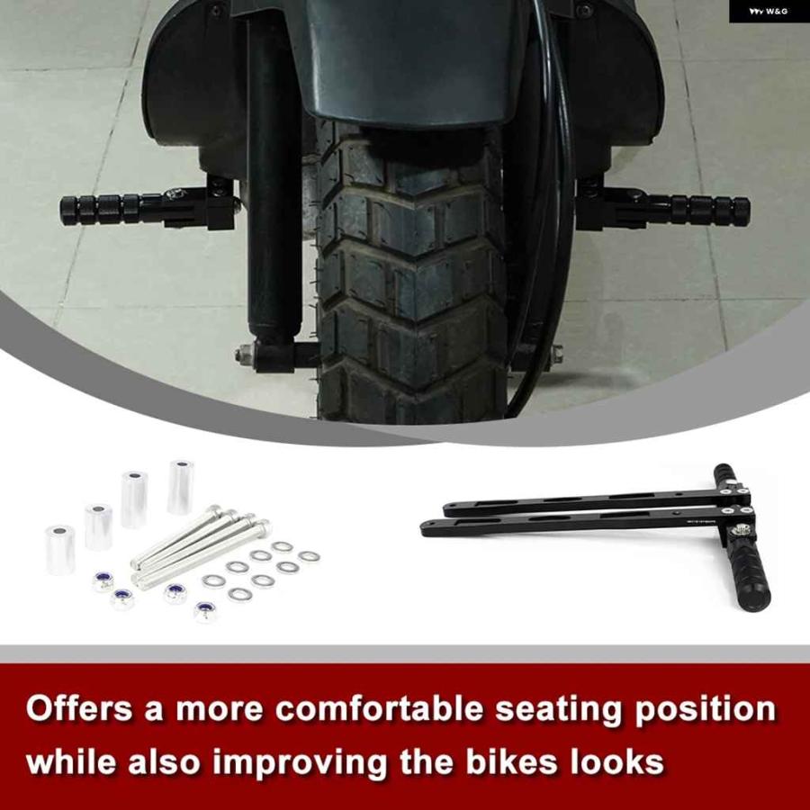 並行輸入品 ライダー フットペグ 下降 ブラケット オートバイ バイク ホンダ ラッカス 50 ズーマー 2003-2024 レスト ブラケット フットフォワードレスト