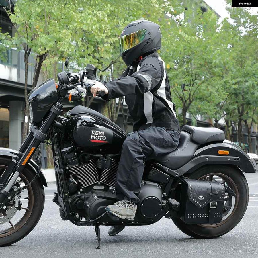 並行輸入品 スイングアーム バッグ 12L ソロ ツールバッグ レトロレザー 防水 サイドバッグ ソフテイル モデル アクセサリーの画像