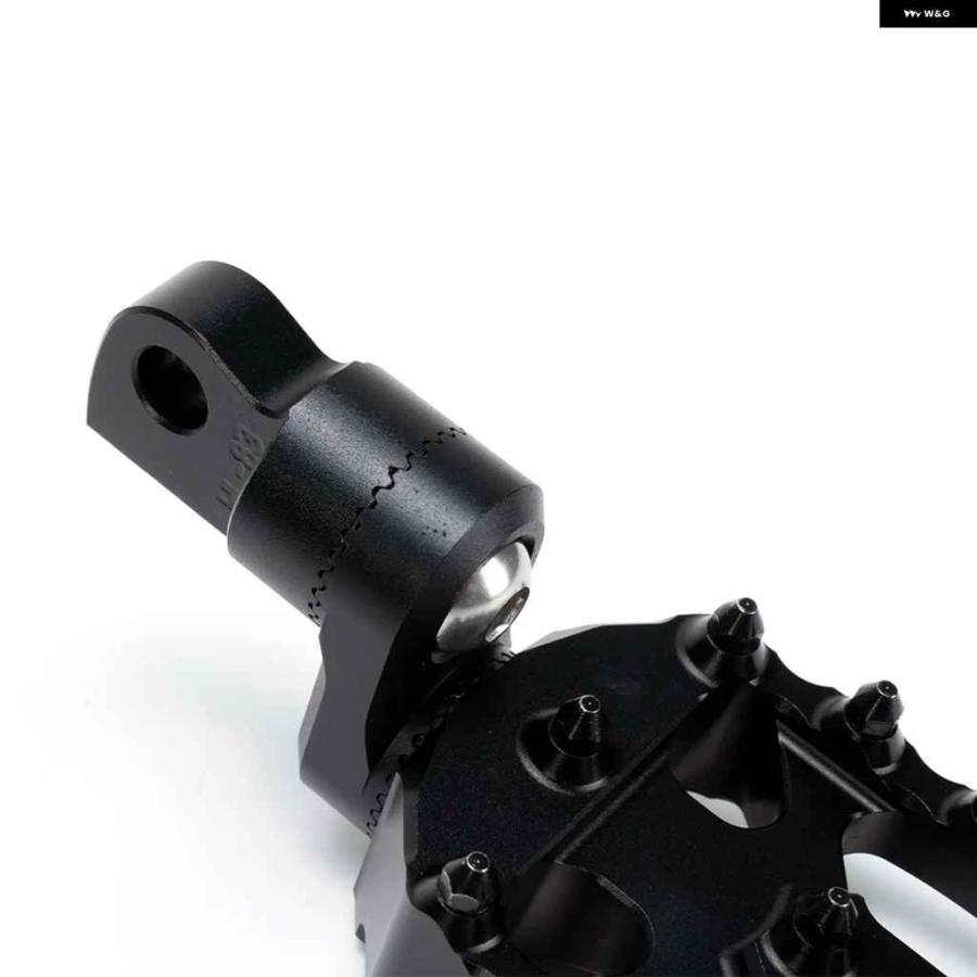 並行輸入品 オフロードワイド フットペグ フットレスト 汎用 ダイナツーリング スポーツスター 883XL ソフテイル ストリートグライドの画像