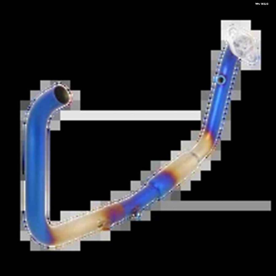並行輸入品 スリップオン ベネリ TNT125 TNT 125 2017 - 2022 オートバイ バイク 51MM エキゾースト フロント ミドルリンク パイプ エスケープ システムの画像