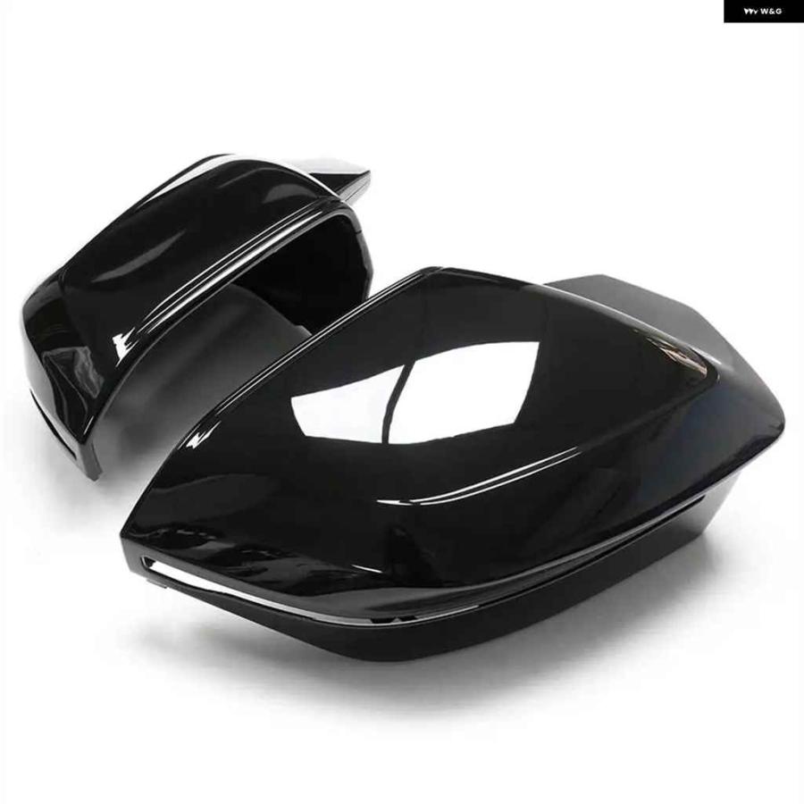 並行輸入品 LHD リアビュー サイドミラー カバー キャップ トリム グロス ブラック BMW I5 5シリーズ G60 G61 G68 M60 M5 G90 I7 7シリーズ G70 X3 G45 2_2
